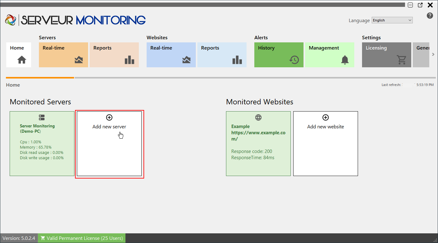 Servers Management Screenshot 4