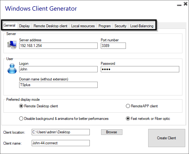 Portable Client Generator