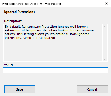 Advanced Ransomware Settings 3